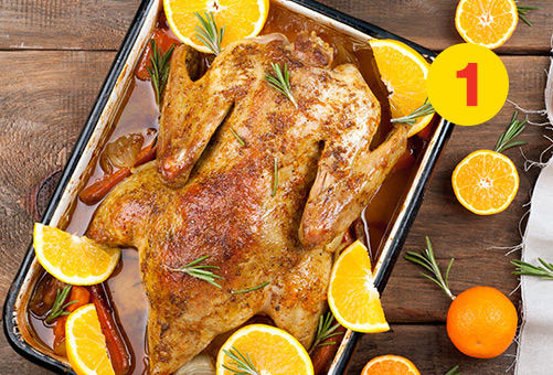 Le classique canard &agrave; l'orange