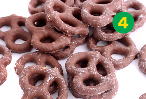 Id&eacute;e dessert: Bretzels au chocolat