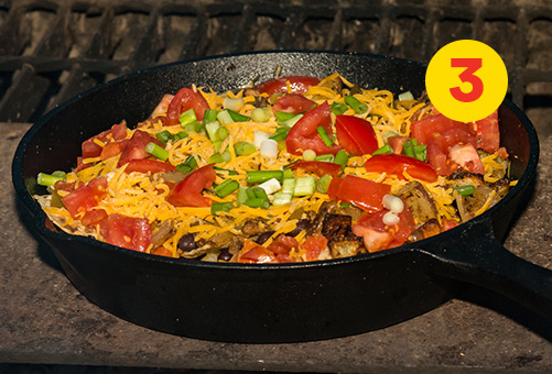 Campfire meal 3: Camping nachos