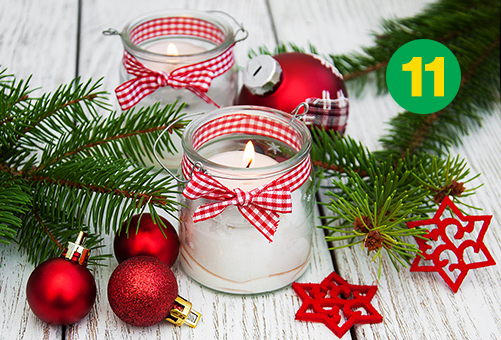 Astuce de No&euml;l #11: Bocaux d&eacute;co