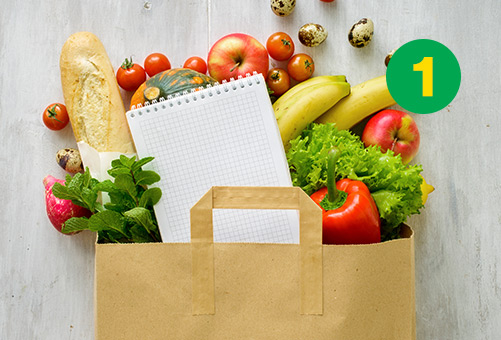 Planifiez votre menu et votre liste d'achats &agrave; l'avance