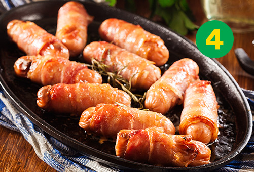 Idée #4 pour pour le match: Bouch&eacute;es de saucisses miel et ail