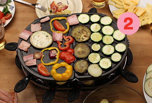 Truc #2: l&eacute;gumes et poisson pour faire une raclette sant&eacute;