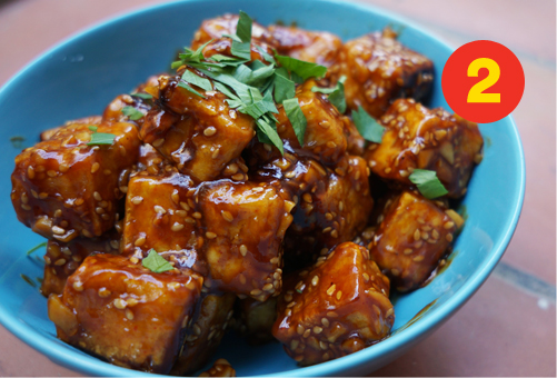 Tofu façon G&eacute;n&eacute;ral Tao