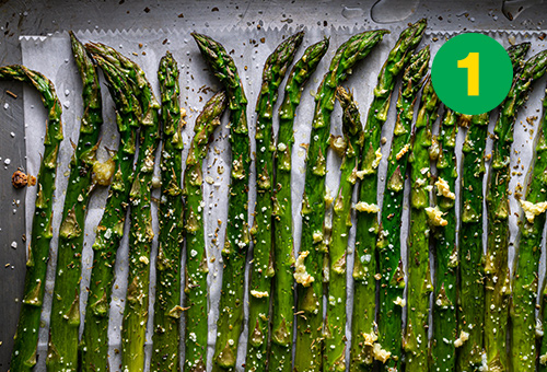 Des asperges au four pour les occasions sp&eacute;ciales