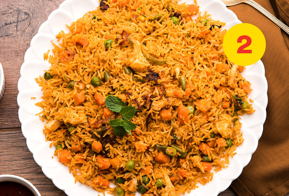 Recipe idea: Indian-inspired vegetarian rice