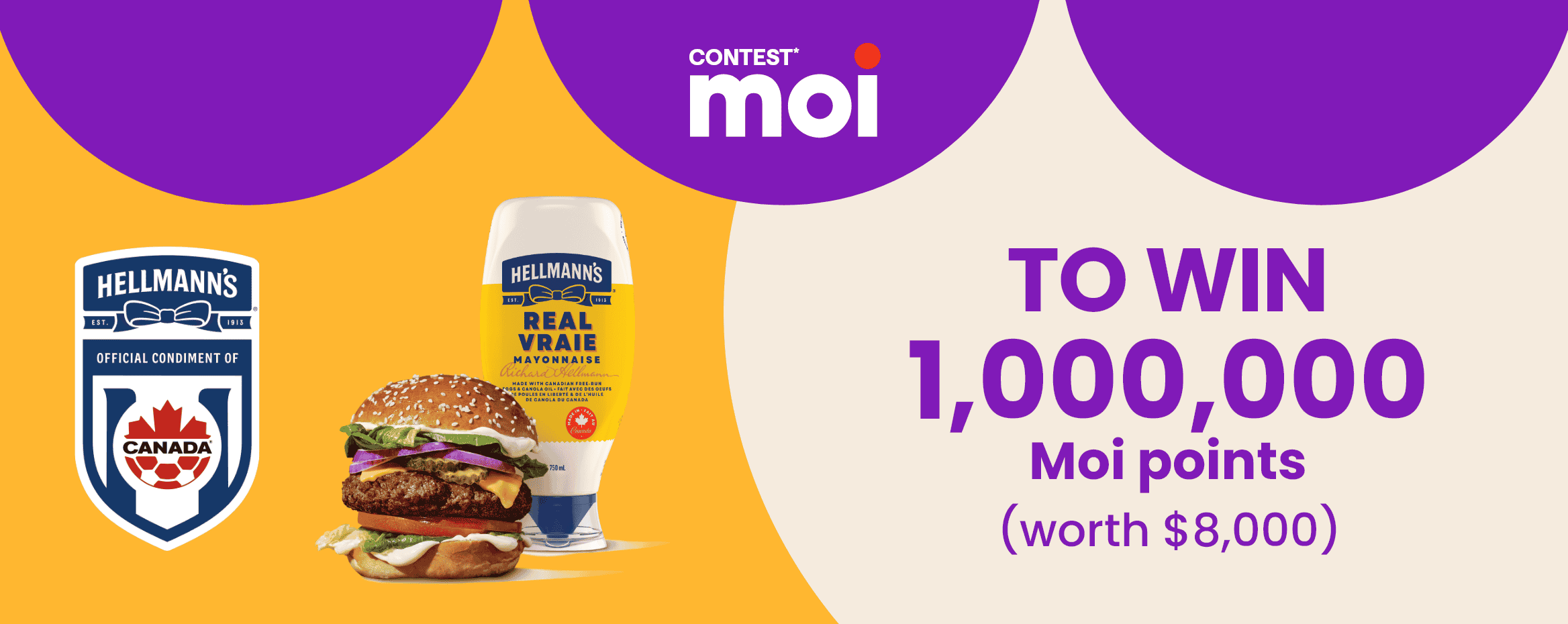 Contest* Moi - Hellmann's Contest - To win 1,000,000 Moi points worth $8,000